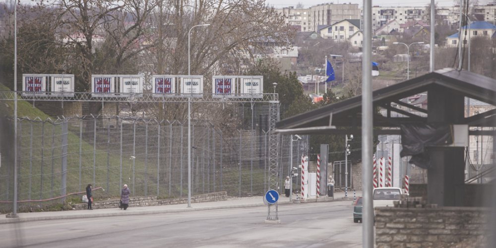 В Нарве на сегодня закрыта возможность пересечения границы из Эстонии в Россию