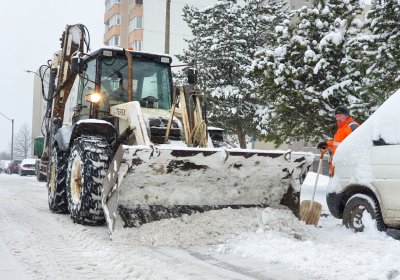 В двух районах Таллинна уборка снега будет выполняться в большем объеме